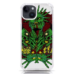 Zombie Star Monster Green Monster Iphone 14 Tpu Uv Print Case by Sarkoni