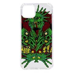 Zombie Star Monster Green Monster Iphone 14 Plus Tpu Uv Print Case by Sarkoni