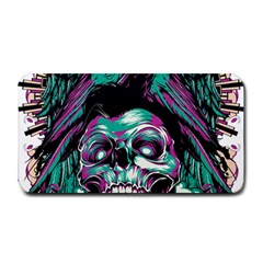 Anarchy Skull And Birds Medium Bar Mat by Sarkoni