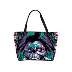 Anarchy Skull And Birds Classic Shoulder Handbag by Sarkoni