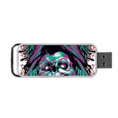 Anarchy Skull And Birds Portable Usb Flash (two Sides) by Sarkoni