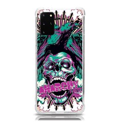 Anarchy Skull And Birds Samsung Galaxy S20plus 6 7 Inch Tpu Uv Case by Sarkoni