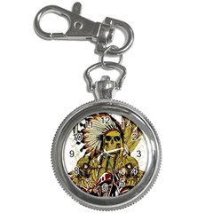 Motorcycle And Skull Cruiser Native American Key Chain Watches by Sarkoni