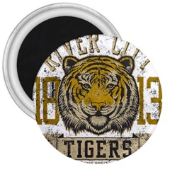 1813 River City Tigers Athletic Department 3  Magnets by Sarkoni