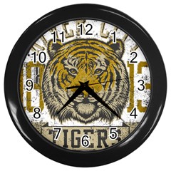 1813 River City Tigers Athletic Department Wall Clock (black) by Sarkoni