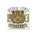 1813 River City Tigers Athletic Department Square Magnet Front