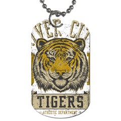 1813 River City Tigers Athletic Department Dog Tag (one Side) by Sarkoni