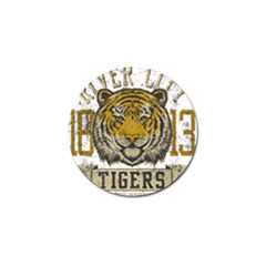 1813 River City Tigers Athletic Department Golf Ball Marker by Sarkoni