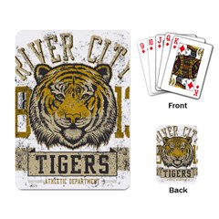 1813 River City Tigers Athletic Department Playing Cards Single Design (rectangle) by Sarkoni