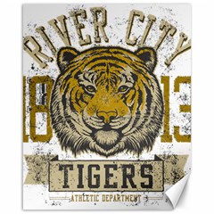 1813 River City Tigers Athletic Department Canvas 16  X 20  by Sarkoni