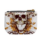 Harvest Of Fear Logo Illustration Skull Pistol Mini Coin Purse Back