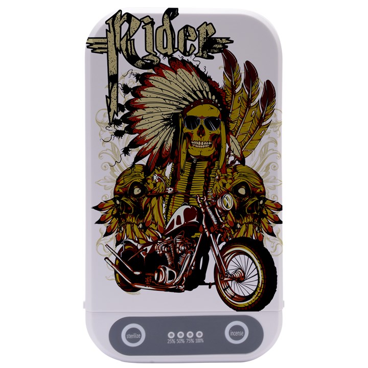 Motorcycle And Skull Cruiser Native American Sterilizers