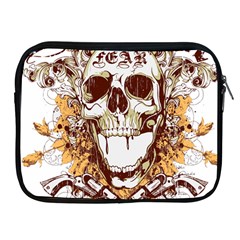 Harvest Of Fear Logo Illustration Skull Pistol Apple Ipad 2/3/4 Zipper Cases by Sarkoni