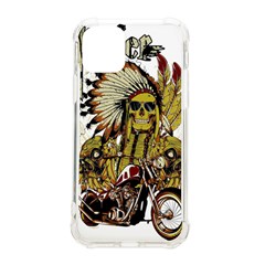 Motorcycle And Skull Cruiser Native American Iphone 11 Pro 5 8 Inch Tpu Uv Print Case by Sarkoni