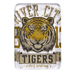 1813 River City Tigers Athletic Department Rectangular Glass Fridge Magnet (4 Pack) by Sarkoni