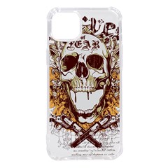 Harvest Of Fear Logo Illustration Skull Pistol Iphone 14 Plus Tpu Uv Print Case by Sarkoni