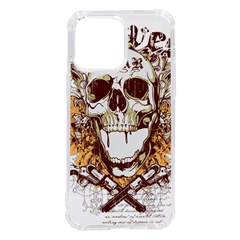 Harvest Of Fear Logo Illustration Skull Pistol Iphone 14 Pro Max Tpu Uv Print Case by Sarkoni