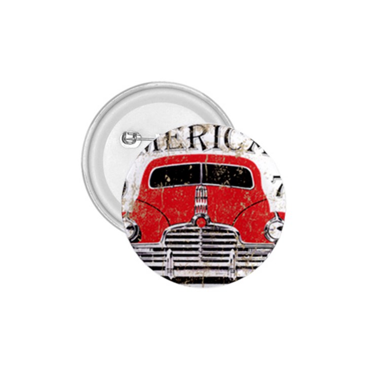 Perfect American Vintage Classic Car Signage Retro Style 1.75  Buttons