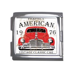 Perfect American Vintage Classic Car Signage Retro Style Mega Link Italian Charm (18mm)