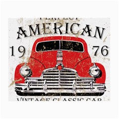 Perfect American Vintage Classic Car Signage Retro Style Small Glasses Cloth by Sarkoni