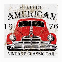 Perfect American Vintage Classic Car Signage Retro Style Medium Glasses Cloth by Sarkoni