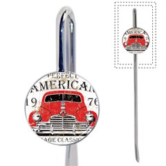 Perfect American Vintage Classic Car Signage Retro Style Book Mark by Sarkoni