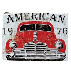 Perfect American Vintage Classic Car Signage Retro Style Cosmetic Bag (xxl) by Sarkoni