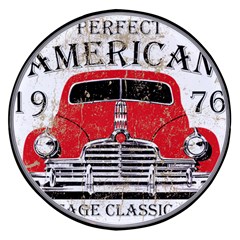 Perfect American Vintage Classic Car Signage Retro Style Wireless Fast Charger(black) by Sarkoni