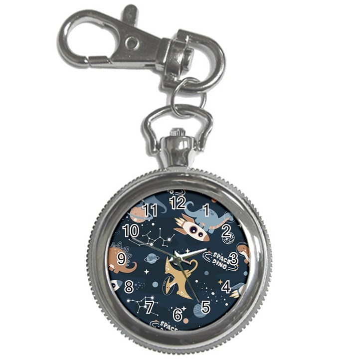 Space Theme Art Pattern Design Wallpaper Key Chain Watches