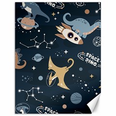 Space Theme Art Pattern Design Wallpaper Canvas 12  X 16  by Proyonanggan