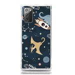 Space Theme Art Pattern Design Wallpaper Samsung Galaxy Note 20 TPU UV Case Front