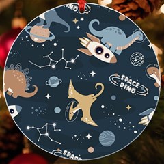 Space Theme Art Pattern Design Wallpaper Uv Print Acrylic Ornament Round