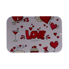 Hand Drawn Valentines Day Element Collection Open Lid Metal Box (silver)   by Bedest