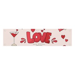 Hand Drawn Valentines Day Element Collection Banner And Sign 4  X 1  by Bedest