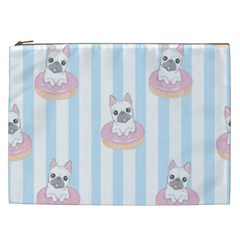 French Bulldog Dog Seamless Pattern Cosmetic Bag (xxl) by Bedest