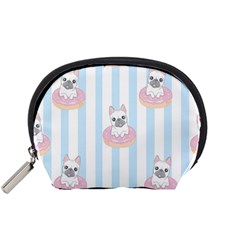 French Bulldog Dog Seamless Pattern Accessory Pouch (small)