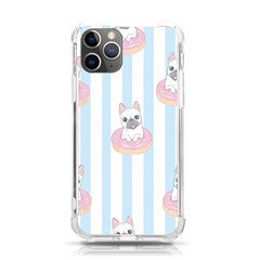 French Bulldog Dog Seamless Pattern Iphone 11 Pro 5 8 Inch Tpu Uv Print Case by Bedest