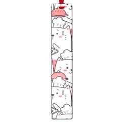 Cute Cat Chef Cooking Seamless Pattern Cartoon Large Book Marks by Bedest