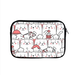 Cute Cat Chef Cooking Seamless Pattern Cartoon Apple Macbook Pro 15  Zipper Case by Bedest