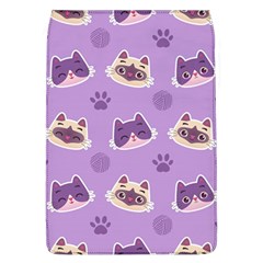 Cute Colorful Cat Kitten With Paw Yarn Ball Seamless Pattern Removable Flap Cover (l) by Bedest