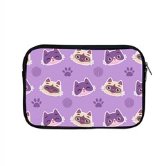 Cute Colorful Cat Kitten With Paw Yarn Ball Seamless Pattern Apple Macbook Pro 15  Zipper Case by Bedest