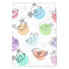 Cartoon Bird Cute Doodle Bird Removable Flap Cover (l) by Bedest