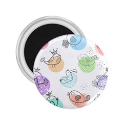 Cartoon Bird Cute Doodle Bird 2 25  Magnets by Bedest