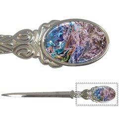 Abstract Blend V Letter Opener by kaleidomarblingart