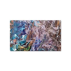 Abstract Blend V Sticker (rectangular) by kaleidomarblingart