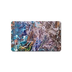 Abstract Blend V Magnet (name Card) by kaleidomarblingart