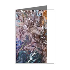 Abstract Blend V Mini Greeting Card by kaleidomarblingart