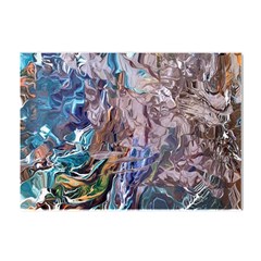 Abstract Blend V Crystal Sticker (a4) by kaleidomarblingart