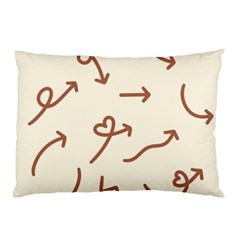 Abstract Arrow Sign Love Aesthetic Pillow Case by Apen