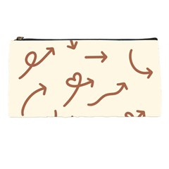 Abstract Arrow Sign Love Aesthetic Pencil Case by Apen